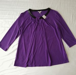 Cato Purple Blouse Top